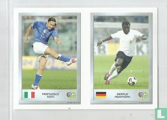 Francesco Totti / Gerald Asamoah - Image 1