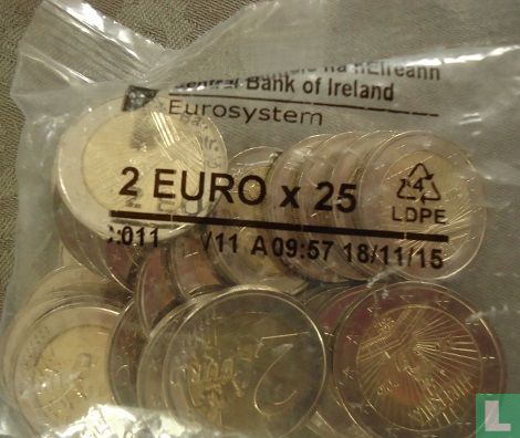 Ierland 2 euro 2016 (zak) "100th anniversary of the Proclamation of the Irish Republic" - Afbeelding 1