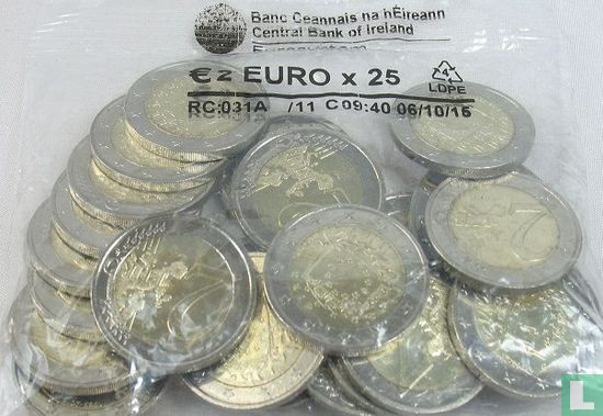 Ierland 2 euro 2015 (zak) "30th anniversary of the European Union flag" - Afbeelding 1