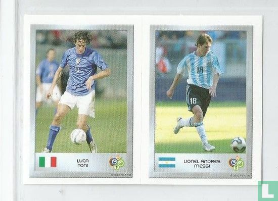 Luca Toni / Lionel Andres Messi - Image 1