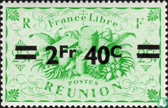 Domestic products, with overprint