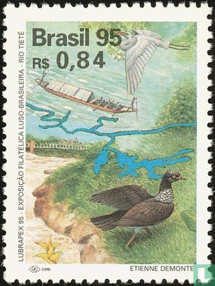 Flora and fauna on the Rio Tiete