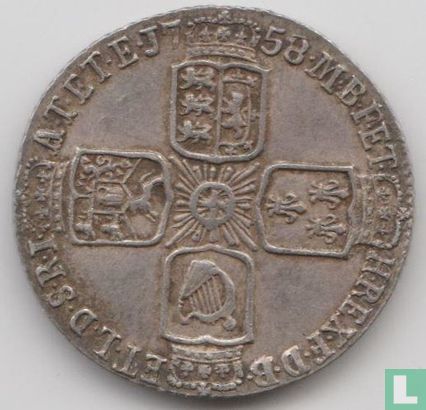 Royaume-Uni 6 pence 1758 - Image 1