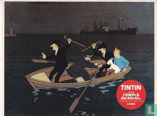 Tintin et le Temple du Soleil   Kuifje in de boot  - Afbeelding 1