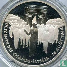 Frankrijk 100 francs 1994 (PROOF) "50th Anniversary of the Liberation of Paris" - Afbeelding 2