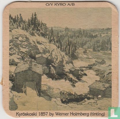 Kyröskoski 1857 by Werner Holmberg
