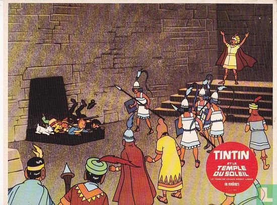 Tintin et le Temple du Soleil Kuifje in de val  - Image 1