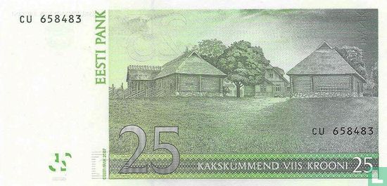 Estland 25 Krooni 2007  - Afbeelding 2