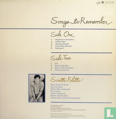 Songs to Remember - Bild 2