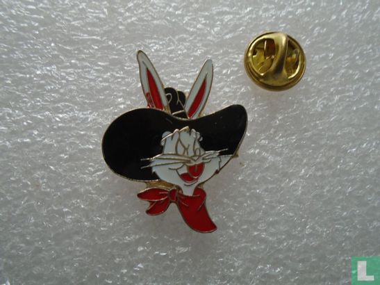Bugs Bunny [zwarte hoed, rode das]