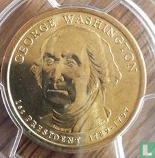 United States 1 dollar 2007 (misstrike) "George Washington" - Image 1