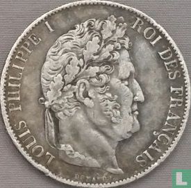 France 5 francs 1848 (LOUIS PHILIPPE I - BB) - Image 2