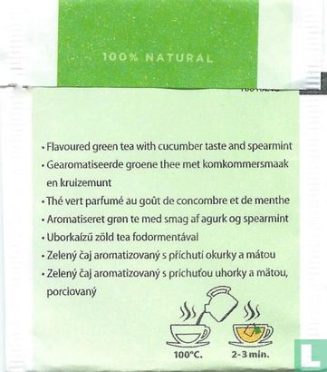Green Tea, Cumcumber Taste & Mint - Afbeelding 2