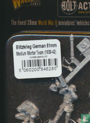 Blitzkrieg German 81mm medium mortar team (1939-42)