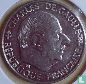 Frankrijk 1 franc 1988 (zonder munttekens) "30th anniversary of the Fifth Republic" - Afbeelding 2