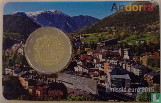 Andorra 2 euro 2015 (coincard) - Image 1