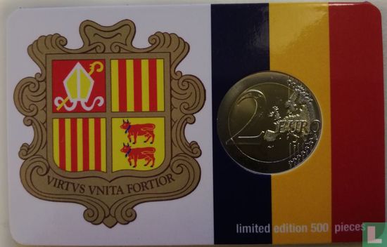 Andorra 2 euro 2015 (coincard) - Image 2