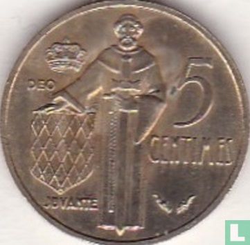 Monaco 5 centimes 1976 - Afbeelding 2