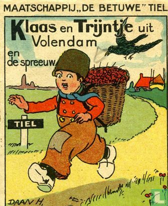 Klaas en Trijntje uit Volendam en de spreeuw - Afbeelding 1