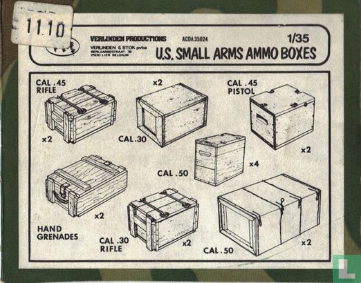 USSmall armes Munitions Boîtes