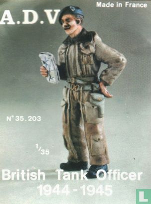Britischer Panzeroffizier 1944-1945