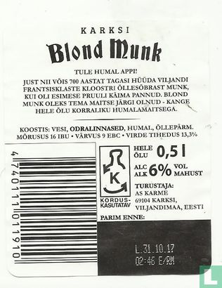 Blond Munk - Image 2