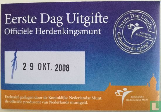 Netherlands 5 euro 2008 (coincard - first day issue) "Architecture in the Netherlands" - Image 1