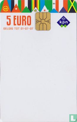 Vlaggen telefoonkaart Wit - Image 1