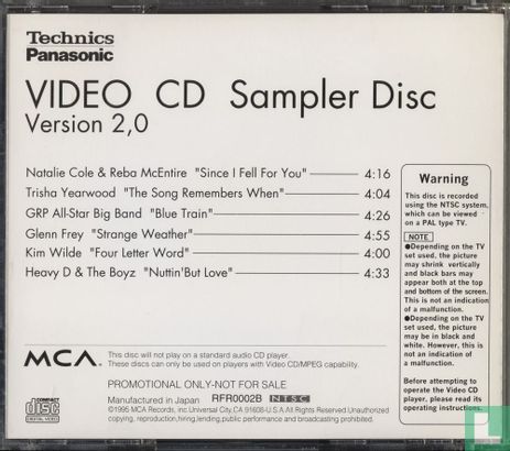 Video CD Sampler Disc Version 2,0 - Image 2