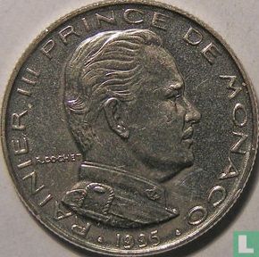 Monaco ½ franc 1995 - Afbeelding 1