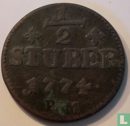 Jülich-Berg ½ stuber 1774 - Afbeelding 1