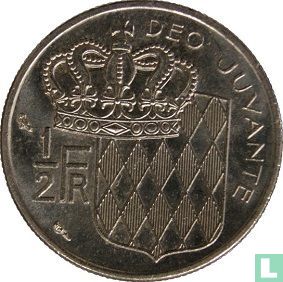 Monaco ½ franc 1974 - Image 2