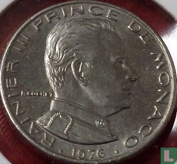 Monaco ½ franc 1976 - Image 1