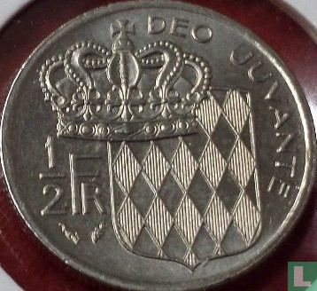 Monaco ½ franc 1976 - Image 2
