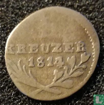 Württemberg 1 kreuzer 1814 - Afbeelding 1
