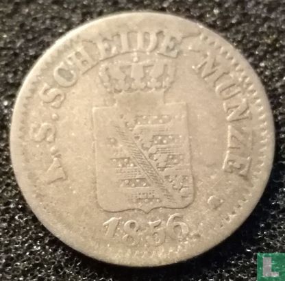 Saxony-Albertine 1 neugroschen / 10 pfennige 1856 - Image 1