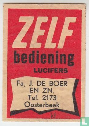 Zelf bediening Fa. J. de Boer en Zn. - Image 1