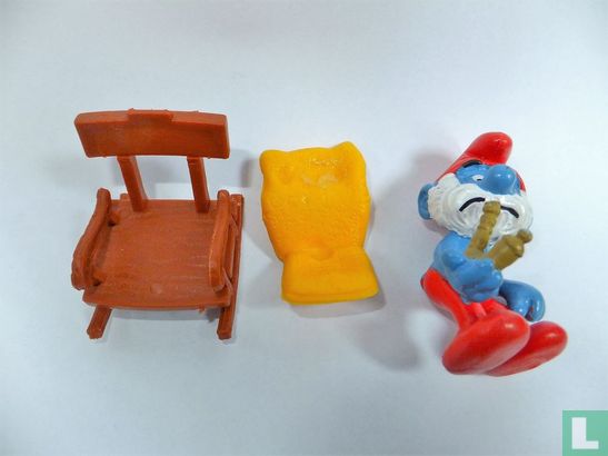 Grote Smurf in schommelstoel - Afbeelding 3