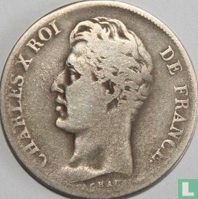 France 1 franc 1827 (D) - Image 2