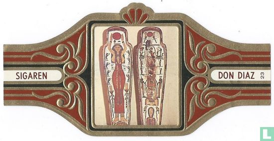 Coffin with Mummy. Thebes-21st dynasty - Image 1