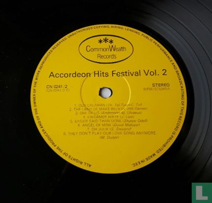 Accordeon hits festival Vol. 2 - Afbeelding 3