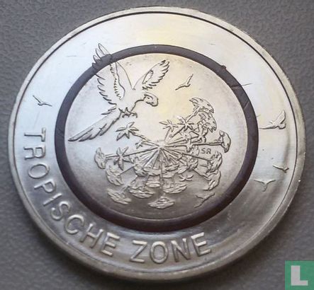 Allemagne 5 euro 2017 (F) "Tropical zone" - Image 2