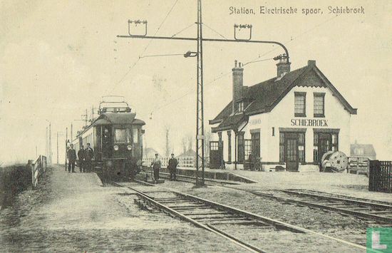 Station, Electrische spoor, Schiebroek - Image 1
