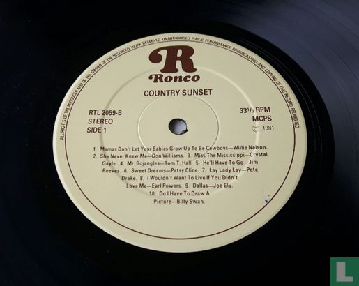 Country Sunset - 20 Giant Hits - Afbeelding 3