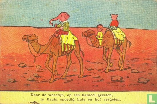 Door de woestijn, op een kameel gezeten - Afbeelding 1