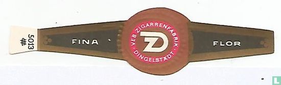VEB Zigarrenfabrik Dingelstädt ZD - Fina - Flor - Afbeelding 1