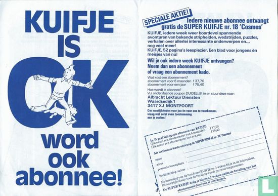 Kuifje is OK maak een abonnee! - Kuifje is OK word ook abonnee! - Bild 3