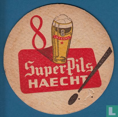 8 Super Pils Haecht 10,7 cm ( variante )
