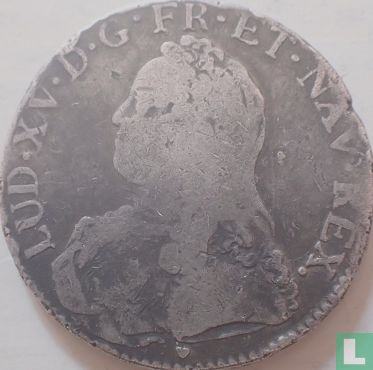 Frankrijk 1 écu 1734 (&) - Afbeelding 2