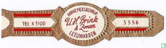 Aannemersbedrijf U.H. Brink & Zonen Leeuwarden - Tel. K5100 - 3556 - Bild 1